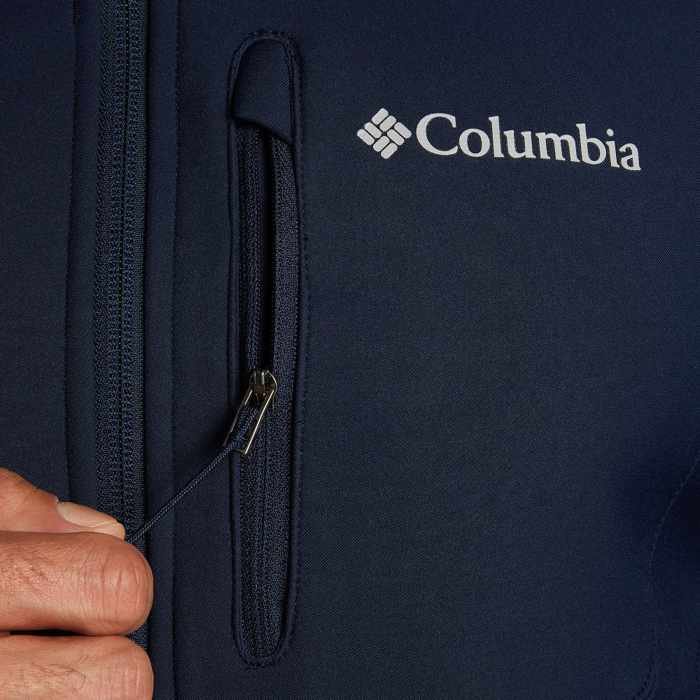 Куртка софт-шелл мужская Columbia Cascade Ridge II Softshell синий - фото 7 - id-p186169511