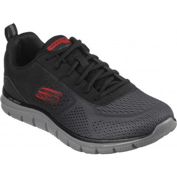 Кроссовки мужские для ходьбы Skechers TRACK черный\серый - фото 3 - id-p186167631