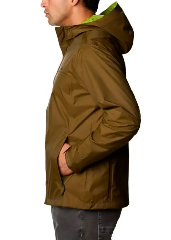 Куртка мембранная мужская Columbia Watertight II Jacket оливковый - фото 1 - id-p186169520