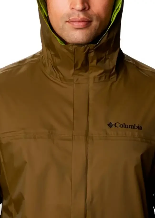 Куртка мембранная мужская Columbia Watertight II Jacket оливковый - фото 2 - id-p186169520