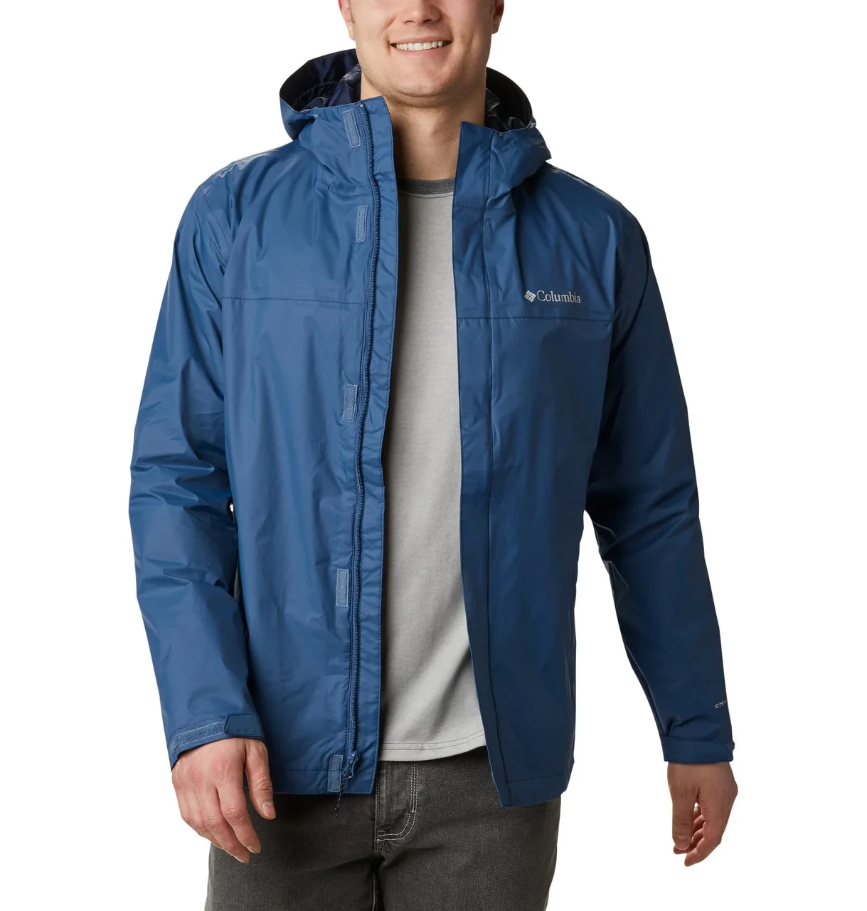 Куртка мембранная мужская Columbia Watertight II Jacket синий - фото 2 - id-p186169530