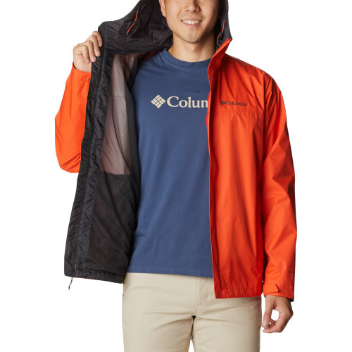 Куртка мембранная мужская Columbia Watertight II Jacket оранжевый - фото 4 - id-p186169540