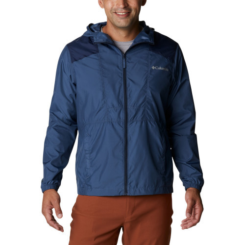 Куртка ветрозащитная мужская софт-шелл Columbia Flashback Windbreaker синий - фото 1 - id-p186169544
