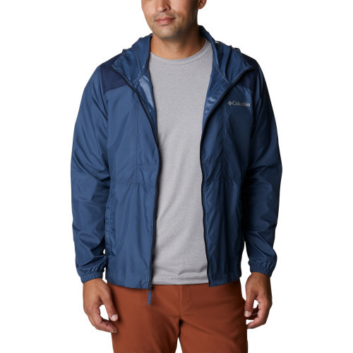 Куртка ветрозащитная мужская софт-шелл Columbia Flashback Windbreaker синий - фото 6 - id-p186169544