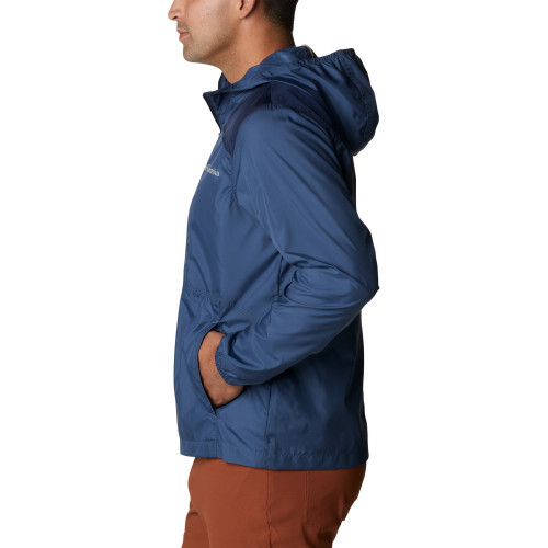 Куртка ветрозащитная мужская софт-шелл Columbia Flashback Windbreaker синий - фото 3 - id-p186169545