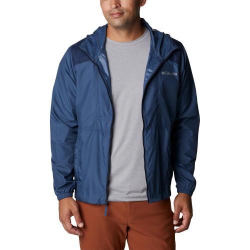 Куртка ветрозащитная мужская софт-шелл Columbia Flashback Windbreaker синий - фото 6 - id-p186169546