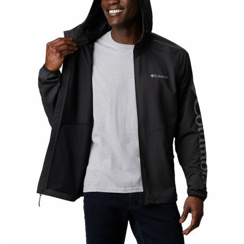 Куртка софт-шелл мужская Columbia Panther Creek Jacket чёрный - фото 1 - id-p186169551
