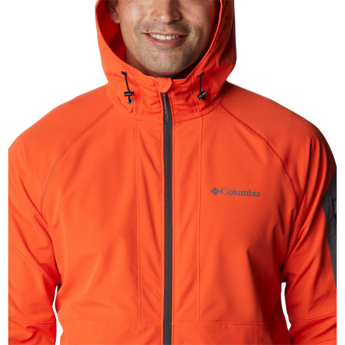 Куртка софт-шелл мужская Columbia Tall Heights Hooded Softshell оранжевый - фото 4 - id-p186169591