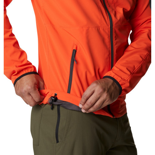 Куртка софт-шелл мужская Columbia Tall Heights Hooded Softshell оранжевый - фото 6 - id-p186169591