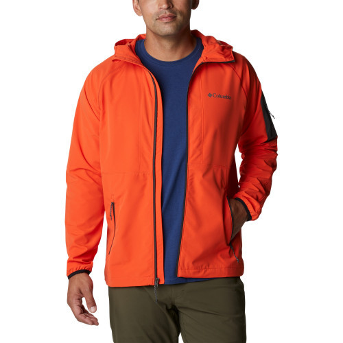 Куртка софт-шелл мужская Columbia Tall Heights Hooded Softshell оранжевый - фото 7 - id-p186169591