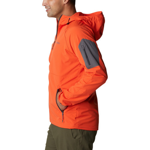 Куртка софт-шелл мужская Columbia Tall Heights Hooded Softshell оранжевый - фото 3 - id-p186169592