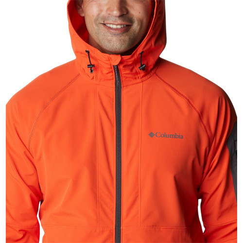 Куртка софт-шелл мужская Columbia Tall Heights Hooded Softshell оранжевый - фото 4 - id-p186169594