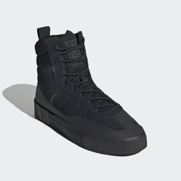 Кроссовки женские ADIDAS SAMBA BOOT W black - фото 4 - id-p186168721