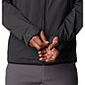 Куртка ветрозащитная мужская софт-шелл Columbia Garside™ II Hoodie чёрный, фото 3
