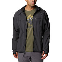 Куртка ветрозащитная мужская софт-шелл Columbia Garside II Hoodie чёрный