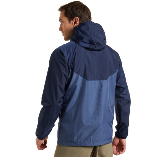 Куртка ветрозащитная мужская Columbia Spire Heights III Jacket синий - фото 2 - id-p186169658