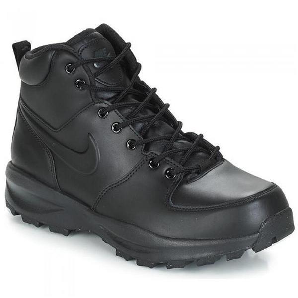 Мужские кроссовки NIKE MANOA LEATHER Black - фото 2 - id-p186167899