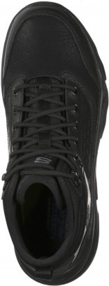 Кроссовки высокие мужские Skechers DELMONT MID POINT Black - фото 4 - id-p186167994