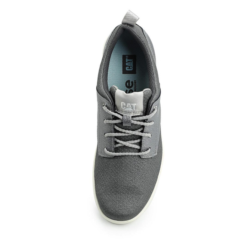 Полуботинки женские Cat GLINT CANVAS Women's Low Shoes серебро - фото 3 - id-p186168976