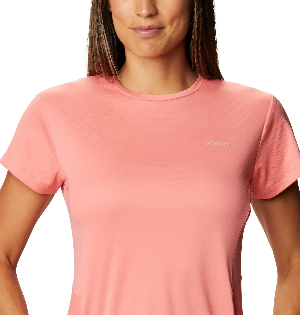 Футболка женская W Zero Ice Cirro-Cool SS Shirt pink - фото 3 - id-p186169912