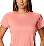 Футболка женская W Zero Ice Cirro-Cool™ SS Shirt pink, фото 3