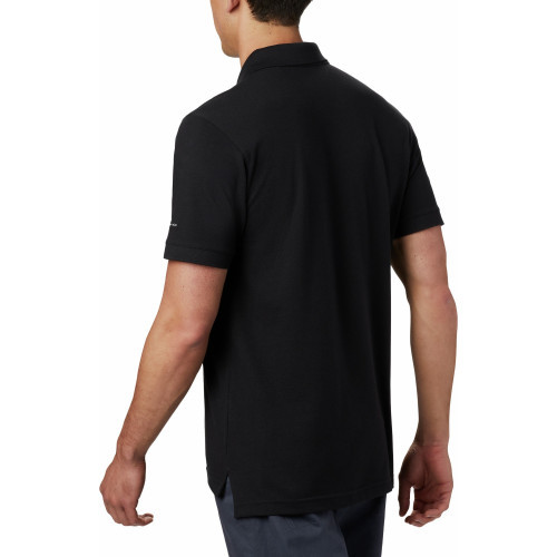 Рубашка-поло мужская Columbia Cascade Range Solid Polo черный - фото 3 - id-p186169916