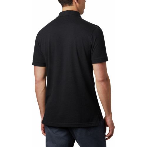 Рубашка-поло мужская Columbia Cascade Range Solid Polo черный - фото 1 - id-p186169917