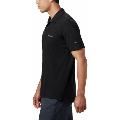 Рубашка-поло мужская Columbia Cascade Range Solid Polo черный - фото 2 - id-p186169917