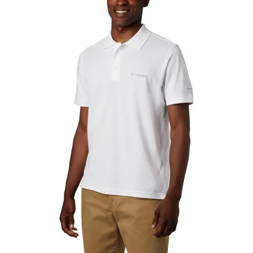 Рубашка-поло мужская Columbia Cascade Range Solid Polo белый - фото 1 - id-p186169922