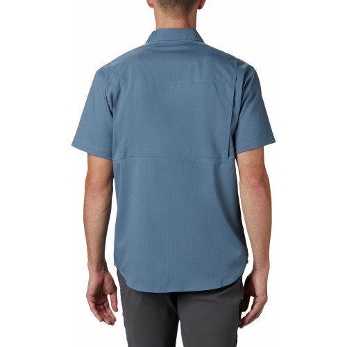 Рубашка мужская Columbia Silver Ridge Lite™ Short Sleeve Shirt blue