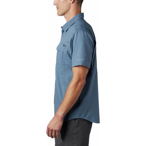 Рубашка мужская Columbia Silver Ridge Lite Short Sleeve Shirt blue - фото 3 - id-p186169995