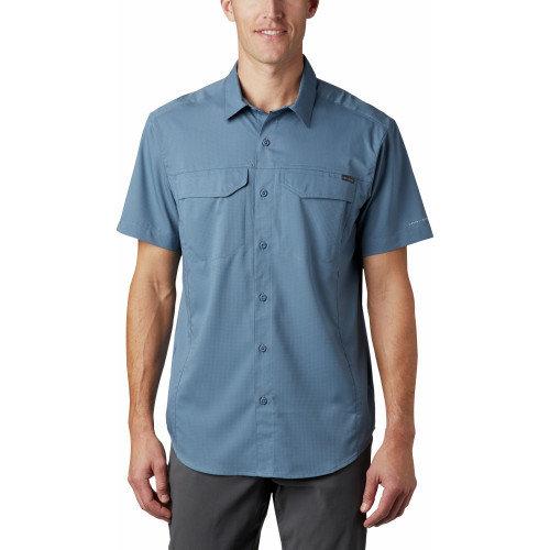 Рубашка мужская Columbia Silver Ridge Lite Short Sleeve Shirt blue - фото 5 - id-p186169995