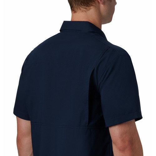 Рубашка мужская Columbia Silver Ridge Lite Short Sleeve Shirt dark-blue - фото 1 - id-p186169998