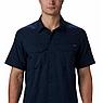 Рубашка мужская Columbia Silver Ridge Lite™ Short Sleeve Shirt dark-blue, фото 2