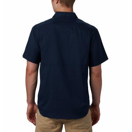 Рубашка мужская Columbia Silver Ridge Lite Short Sleeve Shirt dark-blue - фото 4 - id-p186169998