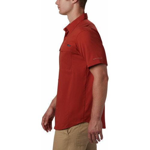 Рубашка мужская Columbia Silver Ridge Lite Short Sleeve Shirt red - фото 1 - id-p186169999