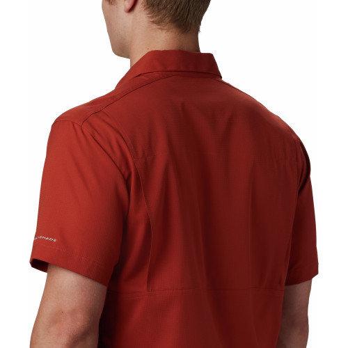 Рубашка мужская Columbia Silver Ridge Lite Short Sleeve Shirt red - фото 2 - id-p186170000