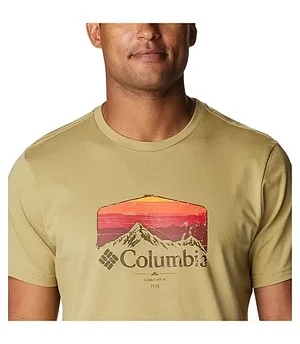 Футболка мужская Columbia Path Lake™ Graphic Tee II зелёный