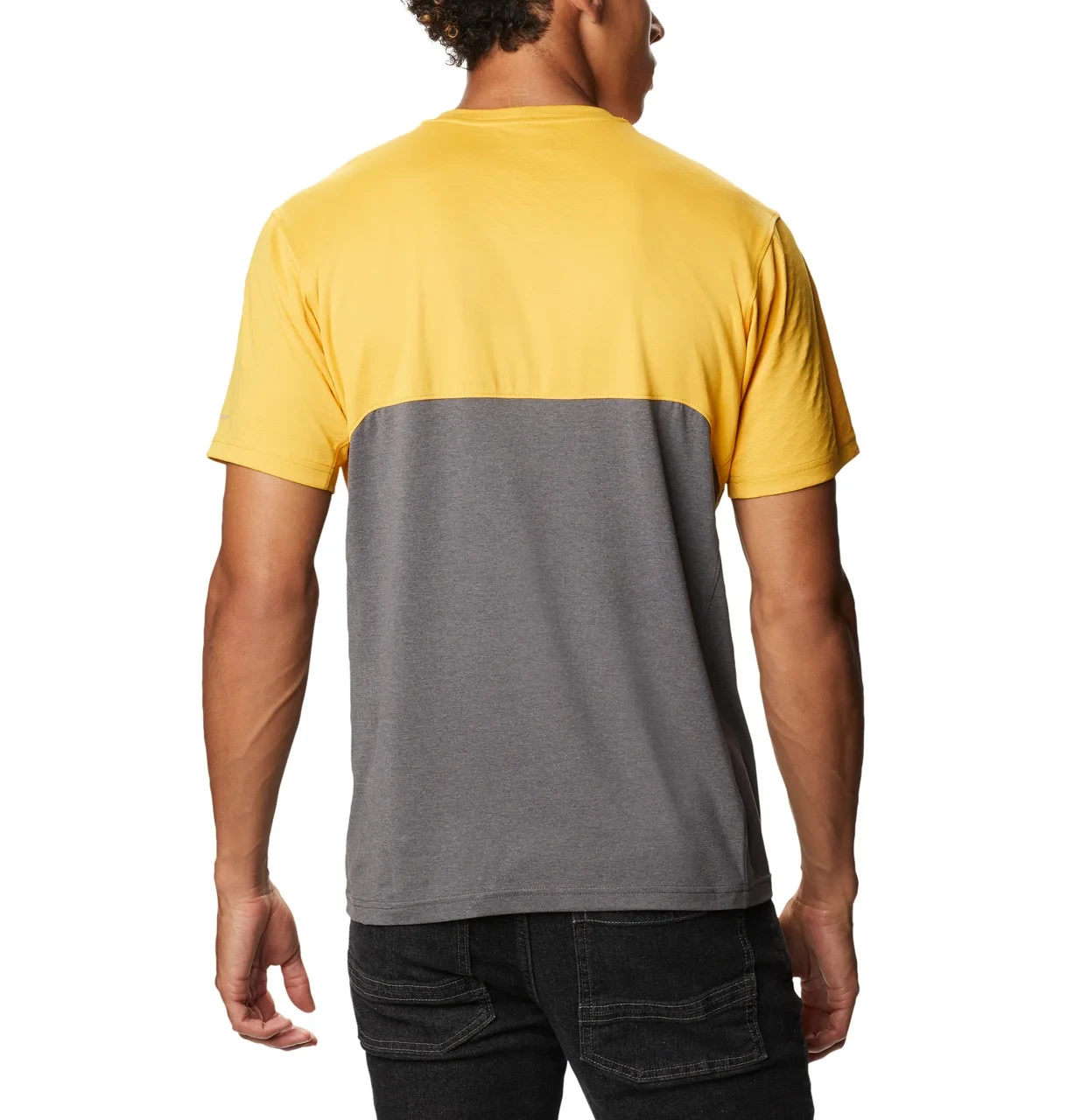 Футболка мужская M Zero Ice Cirro-Cool SS Shirt yellow - фото 2 - id-p186170039