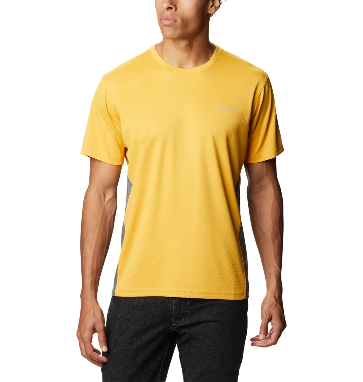 Футболка мужская M Zero Ice Cirro-Cool SS Shirt yellow - фото 3 - id-p186170039