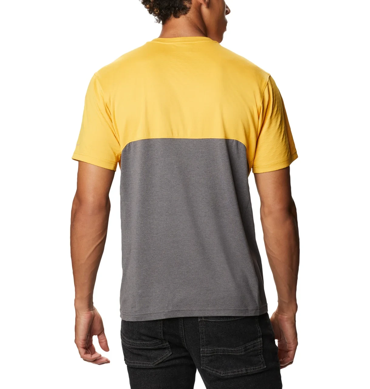 Футболка мужская M Zero Ice Cirro-Cool SS Shirt yellow - фото 2 - id-p186170040