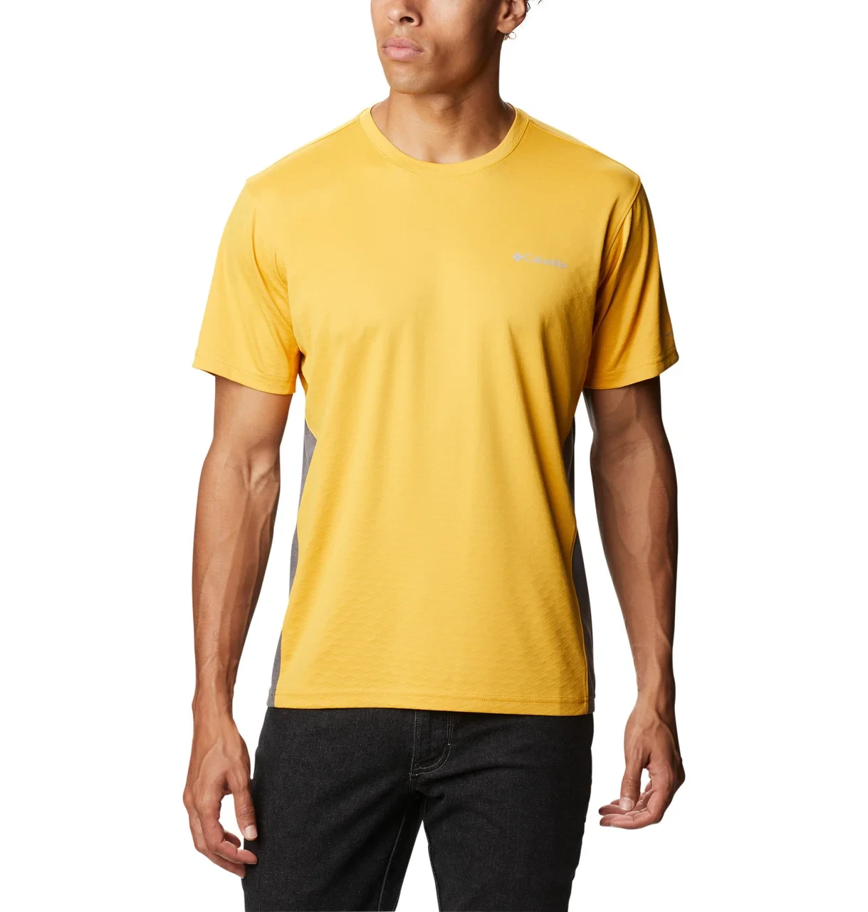 Футболка мужская M Zero Ice Cirro-Cool SS Shirt yellow - фото 3 - id-p186170040