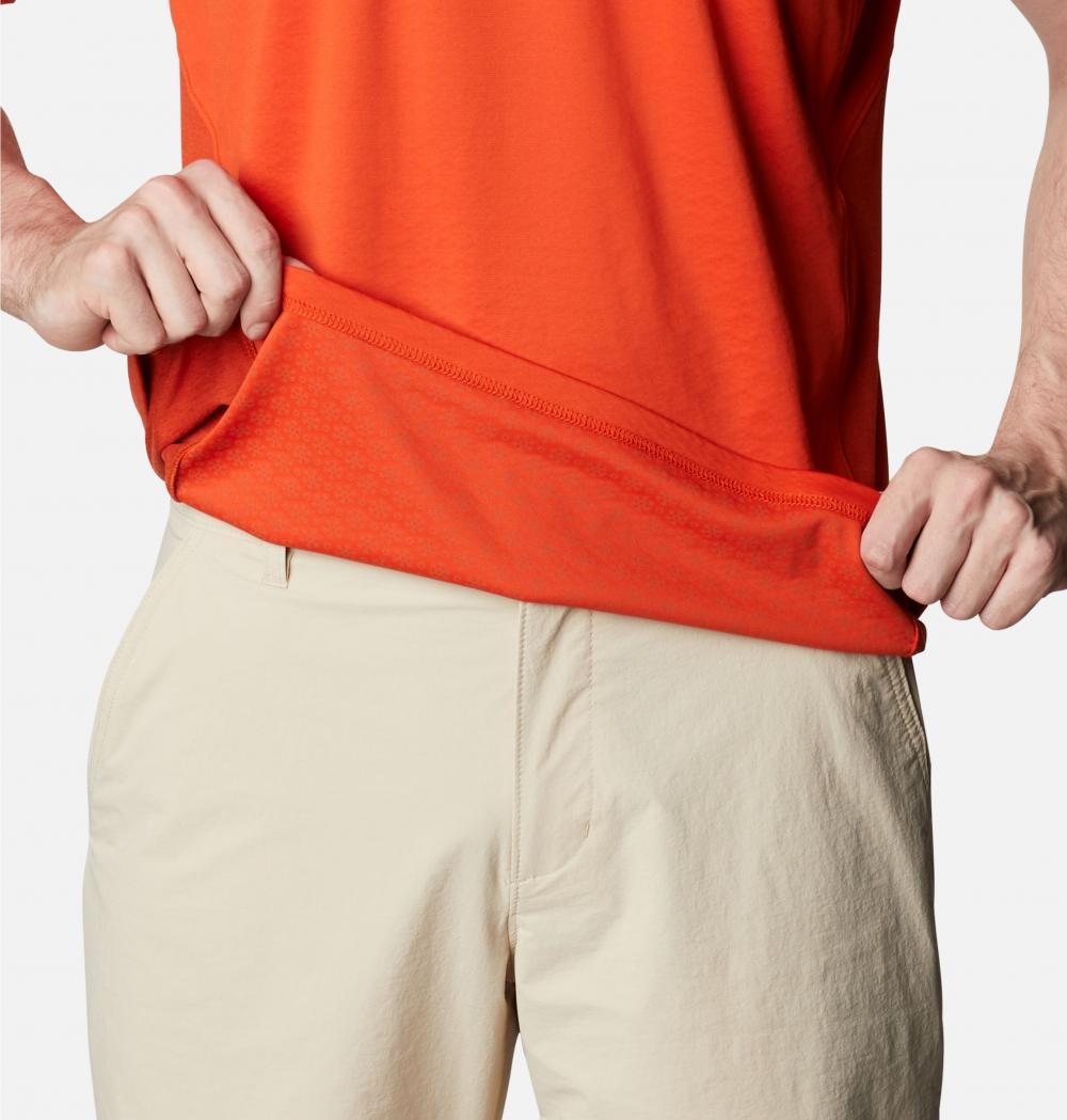 Футболка мужская M Zero Ice Cirro-Cool SS Shirt orange - фото 1 - id-p186170042