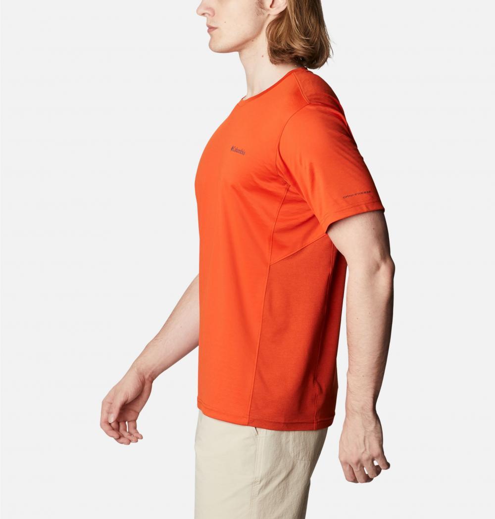 Футболка мужская M Zero Ice Cirro-Cool SS Shirt orange - фото 4 - id-p186170042