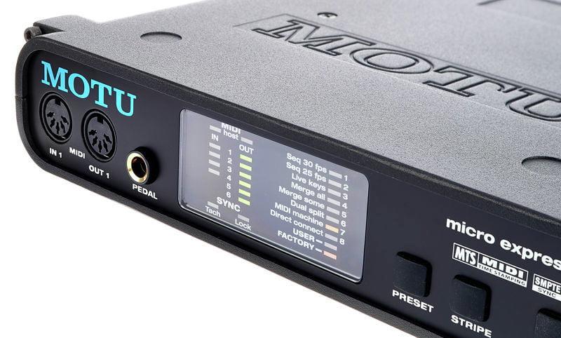 Аудио-интерфейс MOTU Micro Express USB - фото 6 - id-p186201471