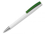Ручка шариковая бело-синяя для нанесения логотипа, фото 4
