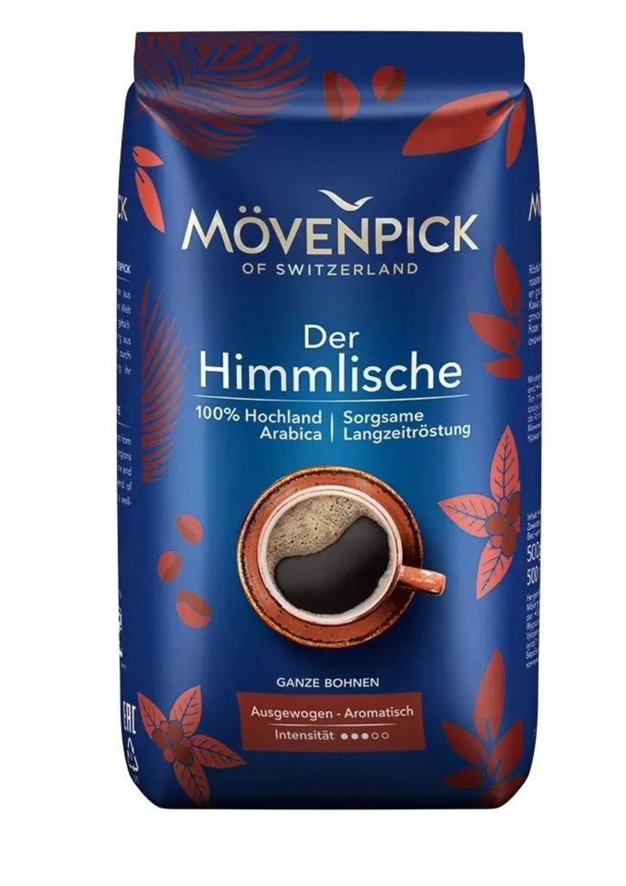Кофе в зернах Movenpick Der Himmlische 500 г - фото 1 - id-p186233361