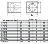 Канальный вентилятор ВРКК 125х125, фото 2