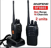 2 РАЦИИ В КОМПЛЕКТЕ Baofeng BF-888S (радиостанция портативная)