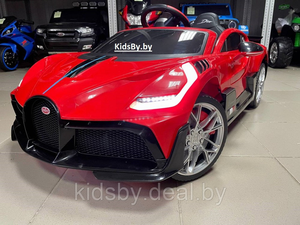Детский электромобиль RiverToys Bugatti Divo HL338 (красный) Лицензия